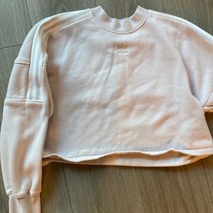 Light Pink size Small crop sweater Adidas